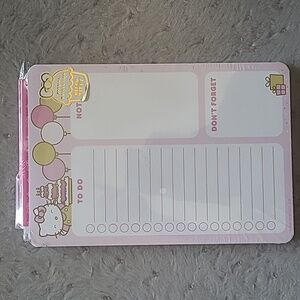 Hello Kitty Desk Pad & Gel Pen Set